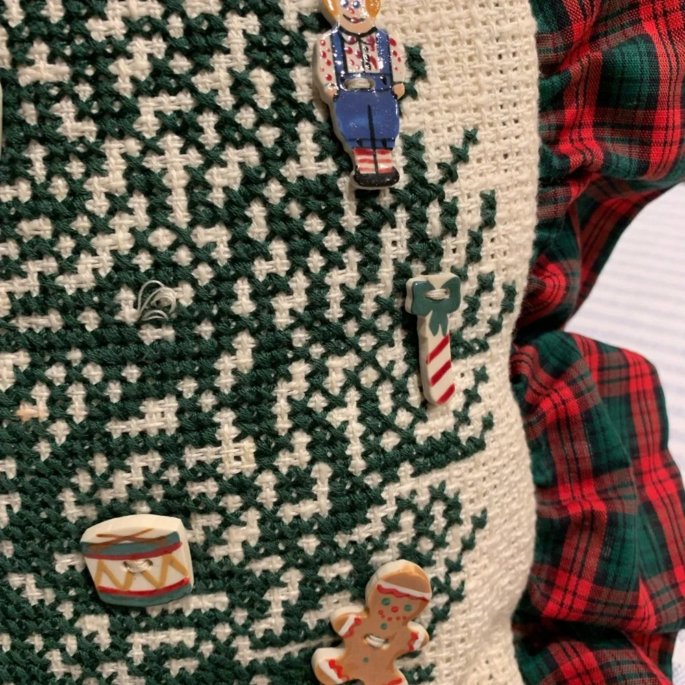 Vintage Christmas Accent Pillow